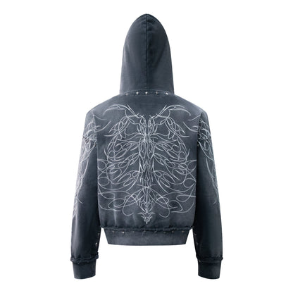 "DRKANGL" ZIP UP