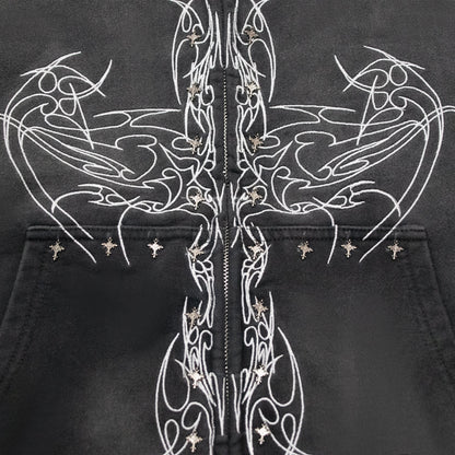 "DRKANGL" ZIP UP
