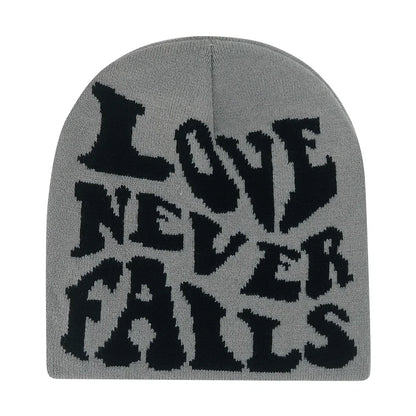 Y2K Letter Knitted Winter Autumn Beanie Cap Men Women Kanye Beanies Gorras Hombre Top Warm Skiing Hat Ear Hats Hip Hop Skullcap