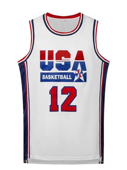 Men's Embroidered #9 Basketball Jersey Breathable Sportswear Sleeveless Training Uniform Team Vest New Design Tops