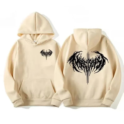 Rapper Graphic Hoodies Men Retro Hip Hop Hoodie Fashion Oversized Sweatshirt Streetwear