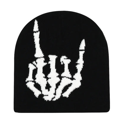 Y2K Letter Knitted Winter Autumn Beanie Cap Men Women Kanye Beanies Gorras Hombre Top Warm Skiing Hat Ear Hats Hip Hop Skullcap