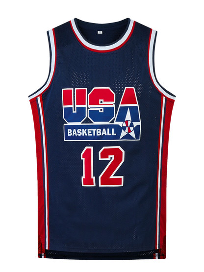 Men's Embroidered #9 Basketball Jersey Breathable Sportswear Sleeveless Training Uniform Team Vest New Design Tops