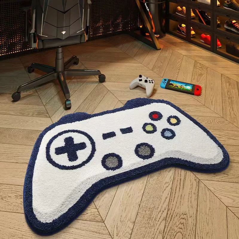 VIKAMA Gaming Rug for Kids Boy’s Bedroom Living Room Playroom  Non-Slip Gamer Carpet Children Gaming Area Rugs Home Decoration