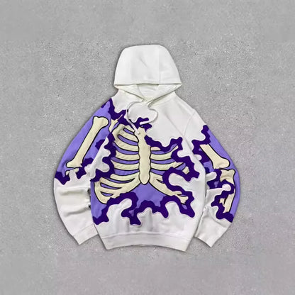Oversize 3D Graphic Hoodie Streetwear Polyester Unisex S-6XL Black Trendy Y2K Fashion HipHop Clothing Plus Size