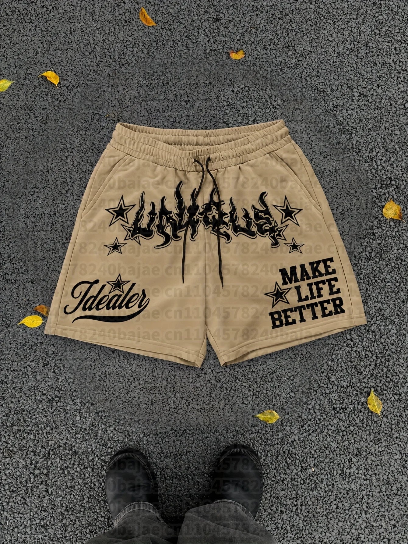 New Summer Fashion Shorts Street Style Hip-hop Shorts Outdoor Casual Men Shorts Quick Drying letter Printed Short Pants