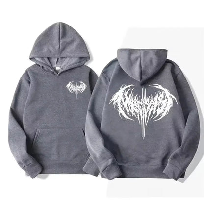 Rapper Graphic Hoodies Men Retro Hip Hop Hoodie Fashion Oversized Sweatshirt Streetwear