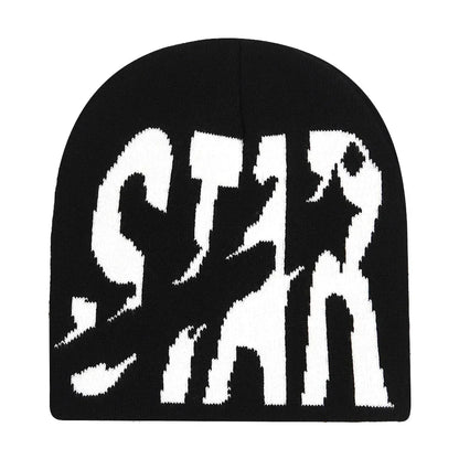 Y2K Letter Knitted Winter Autumn Beanie Cap Men Women Kanye Beanies Gorras Hombre Top Warm Skiing Hat Ear Hats Hip Hop Skullcap
