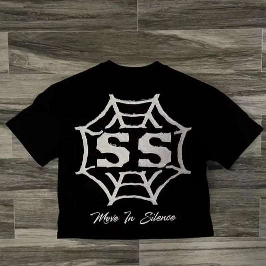 Graphic T-shirt Men Women Vintage Top Hip Hop Streetwear Oversized Tshirt Short Sleeve Casual Clothing Summer Fashion Trendy Tee