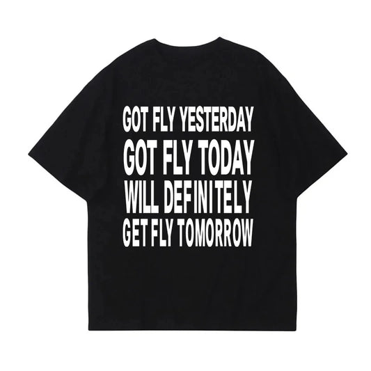 Men Y2K Cotton T-shirt Hiphop Harajuku Letter Print Retro Top Grunge Goth Streetwear Tee Punk Oversized Short Sleeve T-shirt EMO