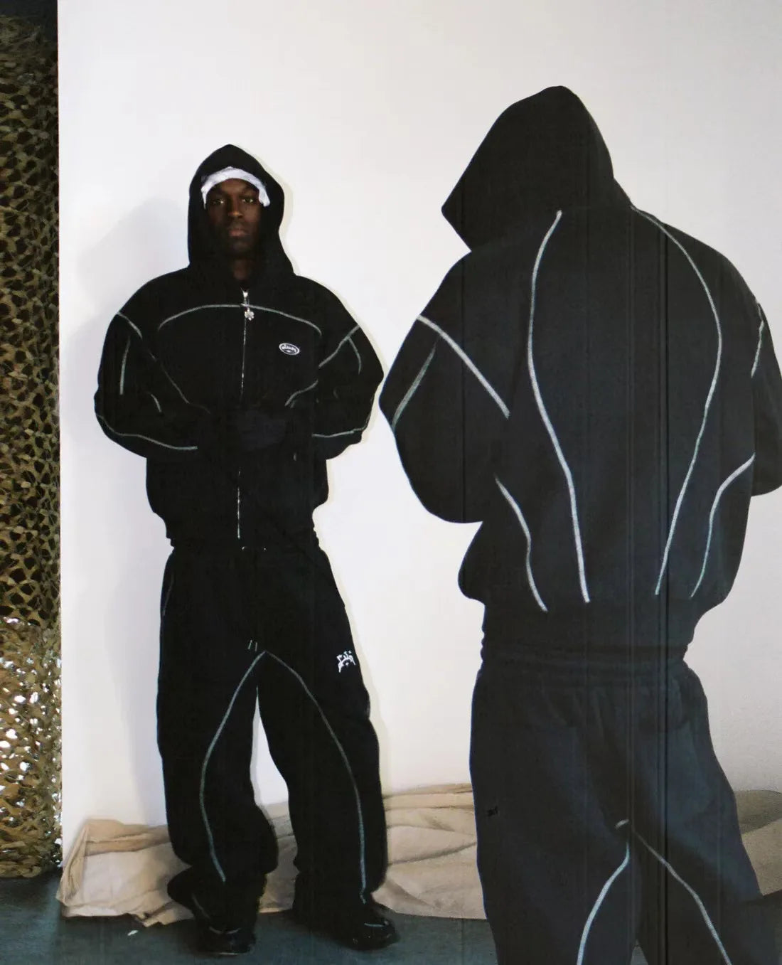 New Y2K Letter Print Tracksuit Men Women Eura-American Fashion Streetwear Casual Sportswear 2 Piece Set