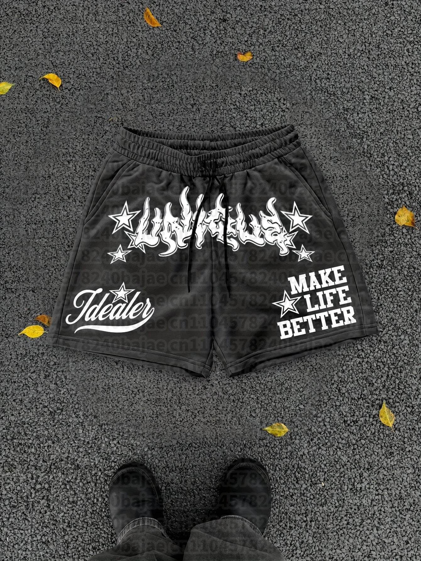 New Summer Fashion Shorts Street Style Hip-hop Shorts Outdoor Casual Men Shorts Quick Drying letter Printed Short Pants
