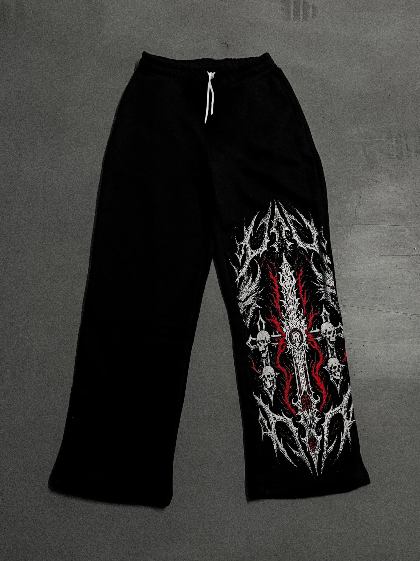 Fashionable Printed Sports Pants, Street Pants, Hip-hop Casual Wear, Bloodhound Pant
