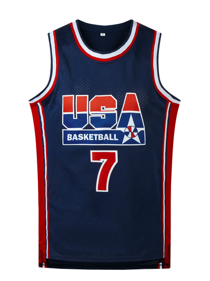 Men's Embroidered #9 Basketball Jersey Breathable Sportswear Sleeveless Training Uniform Team Vest New Design Tops