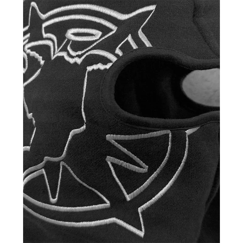 Embroidery Graphic Streetwear Hoodie Y2K Harajuku Hip Hop Retro Oversized Hoodie Mens Womens Rock Gothic Pullover Hoodie Clothes