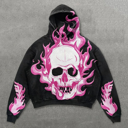 Oversize 3D Graphic Hoodie Streetwear Polyester Unisex S-6XL Black Trendy Y2K Fashion HipHop Clothing Plus Size