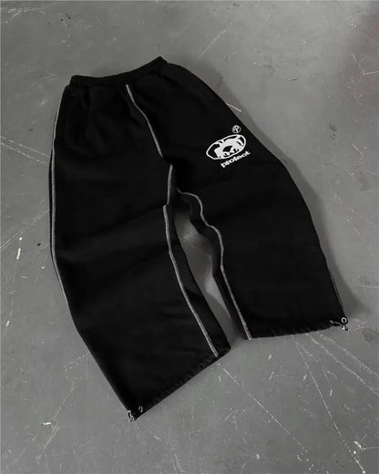 Man Baggy Pants Cargo Streetwear Joggers Men Y2k Camouflage Trousers Camo Pants Harajuku Korean Hip Hop Drawstring Sports Pants