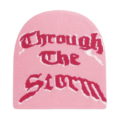 Y2K Letter Knitted Winter Autumn Beanie Cap Men Women Kanye Beanies Gorras Hombre Top Warm Skiing Hat Ear Hats Hip Hop Skullcap