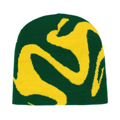 Y2K Letter Knitted Winter Autumn Beanie Cap Men Women Kanye Beanies Gorras Hombre Top Warm Skiing Hat Ear Hats Hip Hop Skullcap