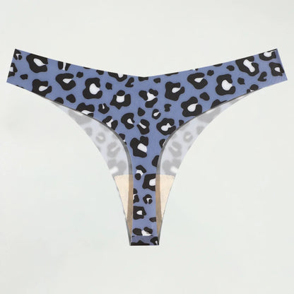 Ultra-thin Seamless Underwear Women's Panties Sexy Graphic Print Thongs Female Low-Waist Stretch G Strings Comfort Lingerie New