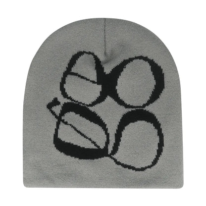 Y2K Letter Knitted Winter Autumn Beanie Cap Men Women Kanye Beanies Gorras Hombre Top Warm Skiing Hat Ear Hats Hip Hop Skullcap