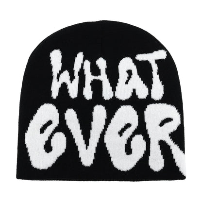 Y2K Letter Knitted Winter Autumn Beanie Cap Men Women Kanye Beanies Gorras Hombre Top Warm Skiing Hat Ear Hats Hip Hop Skullcap
