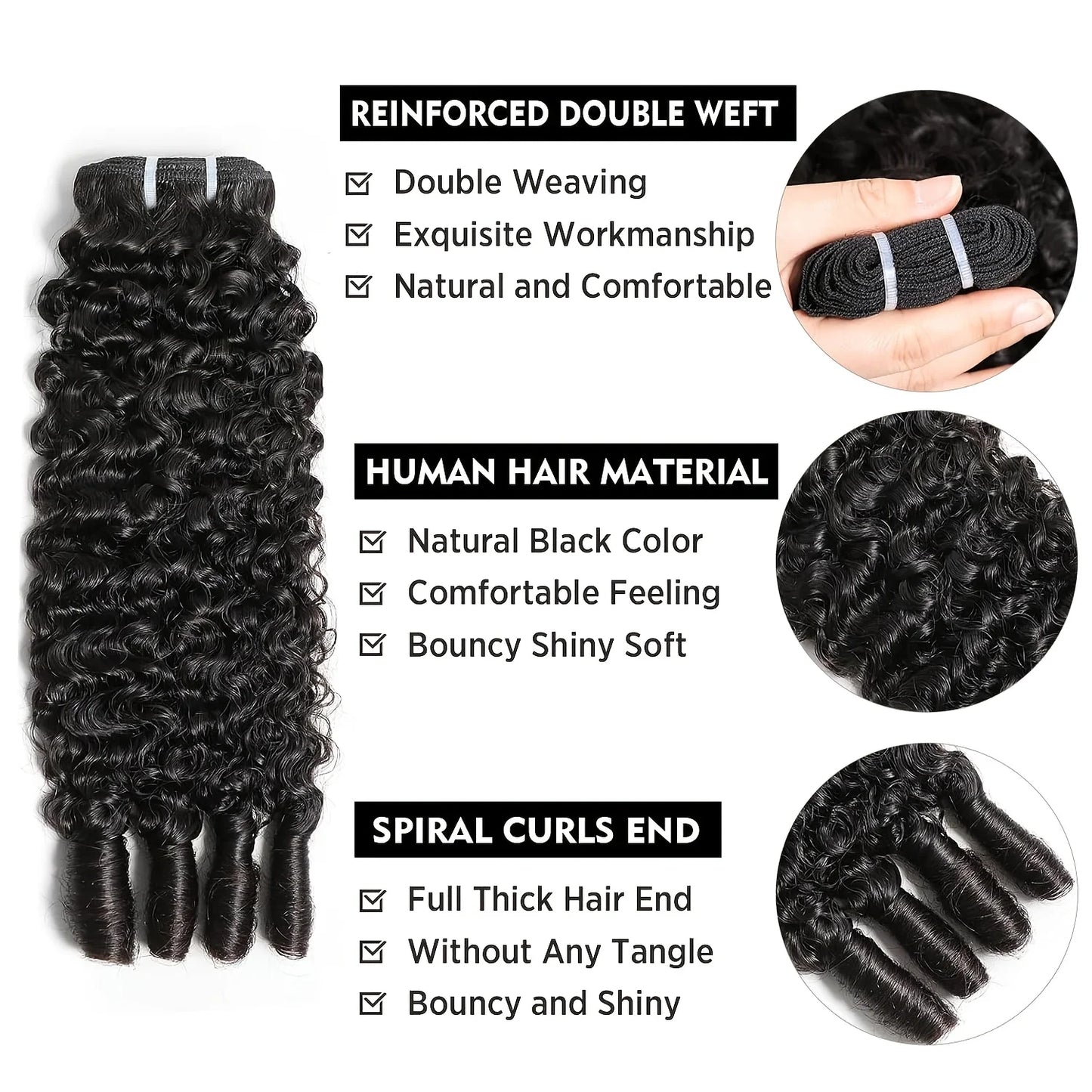 Burmese Curly Human Hair Bundles Human Hair Quality Deep Wave Raw Hair Weave Bundles Double Drawn Vietnamese Hair Extension