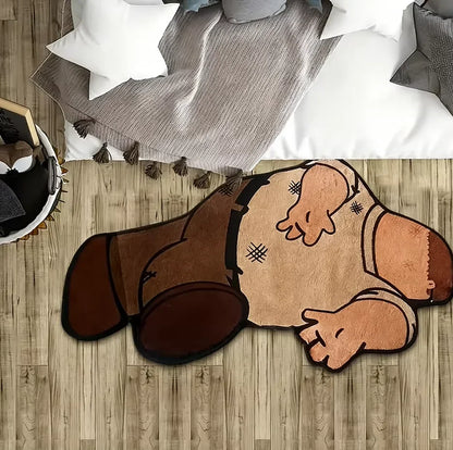 VIKAMA Cartoon Character Rug - Soft And Slip-Resistant Home Decorative Carpet Bedside Rug For Bedroom And Floor Mat For Bathroom