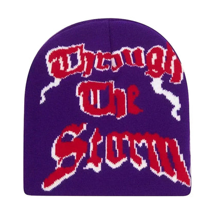 Y2K Letter Knitted Winter Autumn Beanie Cap Men Women Kanye Beanies Gorras Hombre Top Warm Skiing Hat Ear Hats Hip Hop Skullcap