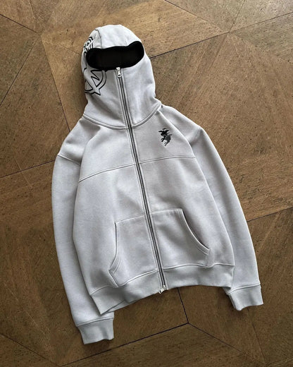 Embroidery Graphic Streetwear Hoodie Y2K Harajuku Hip Hop Retro Oversized Hoodie Mens Womens Rock Gothic Pullover Hoodie Clothes
