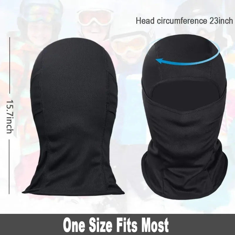 Outdoor Sports Ski Mask Men's and Women's Full Face Mask Skiing Outdoor Sports Breathable Full Face Mask